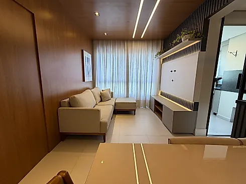 Apartamento Mobiliado com 2 Quartos na Pedra Branca - Foto 8