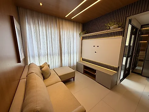 Apartamento Mobiliado com 2 Quartos na Pedra Branca
