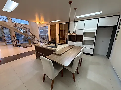 Elegante Casa com Amplo Living Social - Pedra Branca - Foto 26