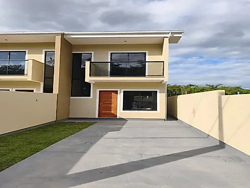 Sobrado Geminado 2 Quartos com 2 Suítes e 81m² - Loteamento Novo Horizonte - Foto 1