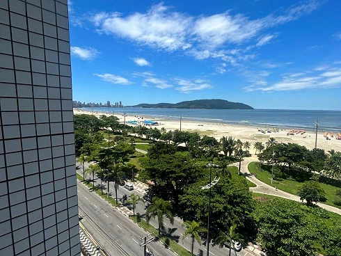 Apartamento de Dois Dormitórios com Vista Linda para o Mar na Pompéia!!! - Apartamento em Gonzaga, Santos - Foto 1