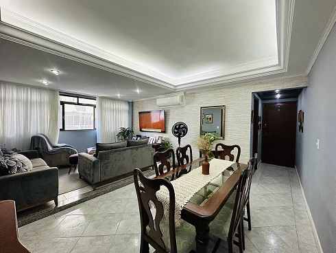 Apartamento com Dois Dormitórios, Suíte e Vaga Demarcada na Quadra da Praia - Apartamento em Pompéia, Santos - Foto 2