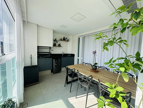 Apartamento com Duas Suítes e Varanda Gourmet na Pompéia - Apartamento em Pompéia, Santos - Foto 3