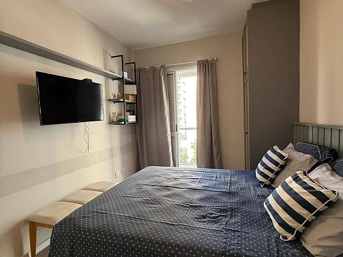 Apartamento de 2 Dormitórios com Lazer no Gonzaga - Apartamento em Gonzaga, Santos - Foto 4
