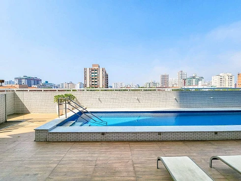 Apartamento de 2 Dormitórios com Varanda Gourmet no Marapé Santos - Apartamento em Marapé, Santos - Foto 1
