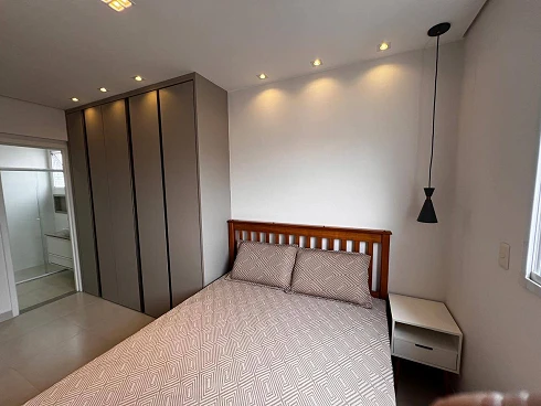 Apartamento de 2 Dormitórios com Varanda Gourmet no Marapé Santos - Apartamento em Marapé, Santos - Foto 5