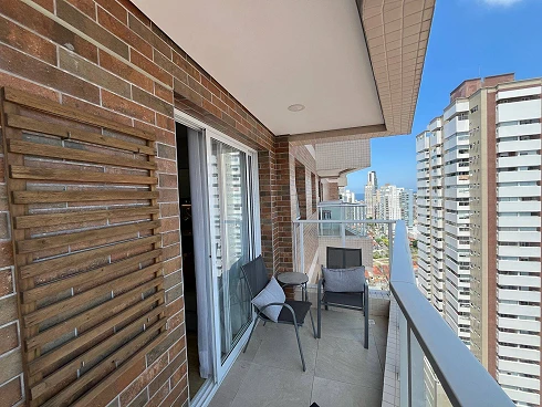Apartamento Finamente Decorado e Mobiliado à Venda - Campo Grande - Apartamento em Campo Grande, Santos - Foto 1