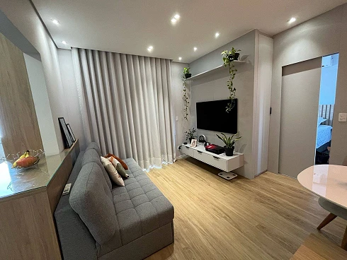 Apartamento Finamente Decorado e Mobiliado à Venda - Campo Grande - Apartamento em Campo Grande, Santos - Foto 2