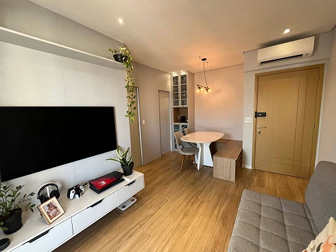 Apartamento Finamente Decorado e Mobiliado à Venda - Campo Grande - Apartamento em Campo Grande, Santos - Foto 4
