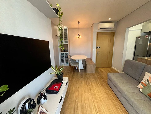 Apartamento Finamente Decorado e Mobiliado à Venda - Campo Grande - Apartamento em Campo Grande, Santos - Foto 5