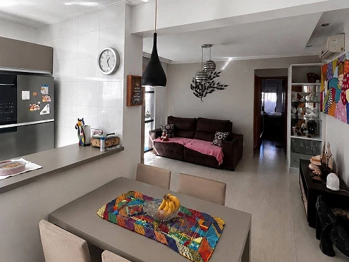 Apartamento de 2 Dormitórios com Lazer no Gonzaga - Apartamento em Gonzaga, Santos - Foto 3