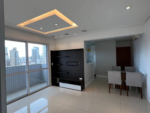 Apartamento de 2 Dormitórios com Lazer no Gonzaga - Apartamento em Gonzaga, Santos - Foto 2
