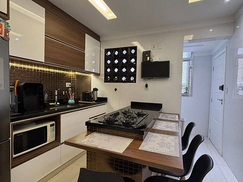 Apartamento de Dois Dormitórios Reformado na Pompéia - Apartamento em Pompéia, Santos - Foto 4