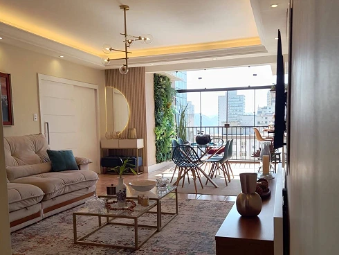 Apartamento de Dois Dormitórios Reformado na Pompéia - Apartamento em Pompéia, Santos - Foto 1