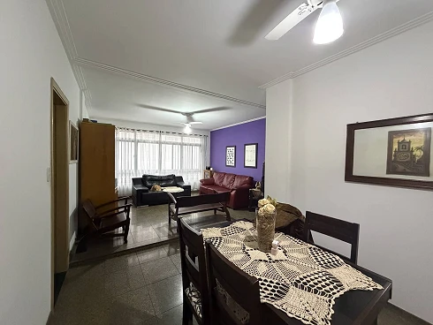 Apartamento com 3 Dormitórios e Vaga de Garagem Fechada na Pompéia - Apartamento em Pompéia, Santos - Foto 1