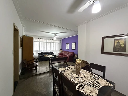 Apartamento com 3 Dormitórios e Vaga de Garagem Fechada na Pompéia - Apartamento em Pompéia, Santos - Foto 2
