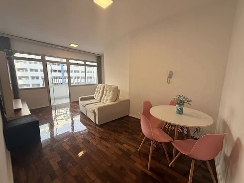 Apartamento de Dois Dormitórios Frente Mar no Gonzaga!! - Apartamento em Gonzaga, Santos - Foto 2