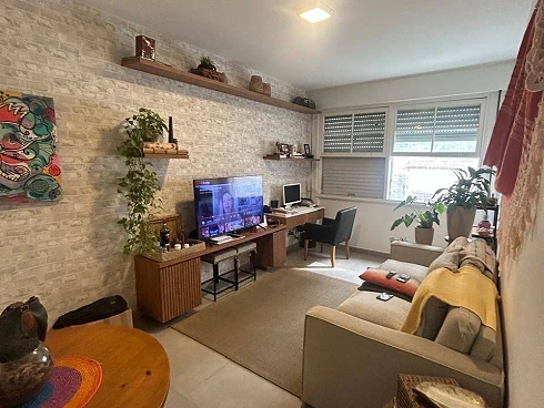 Apartamento de 1 Dormitório na Quadra da Praia na Pompéia!!! - Apartamento em Pompéia, Santos - Foto 1