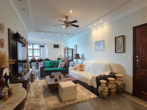 Apartamento de 3 Suítes na Quadra da Praia, na Ponta da Praia! - Apartamento em Ponta da Praia, Santos - Foto 3