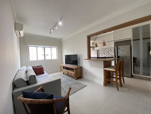 Apartamento de 1 Dormitório a uma Quadra da Praia na Pompéia - Apartamento em Pompéia, Santos - Foto 2
