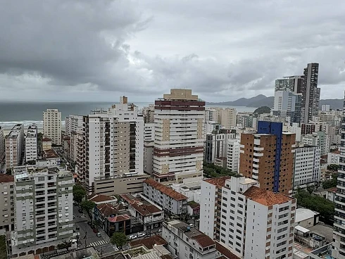 Apartamento Alto Padrão 3 Dormitórios e Varanda Gourmet no Gonzaga - Apartamento em Gonzaga, Santos - Foto 2