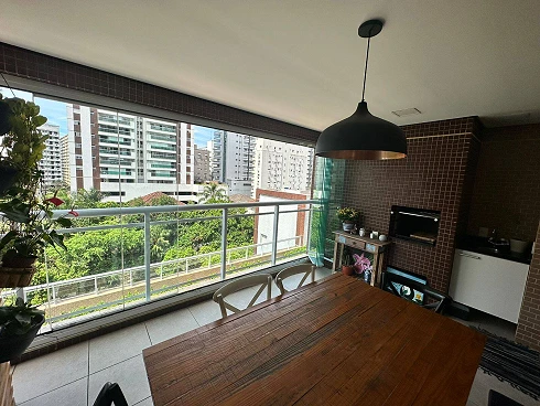 Apartamento à Venda com Varanda e Completo Mobiliado!! - Gonzaga - Apartamento em Gonzaga, Santos - Foto 3