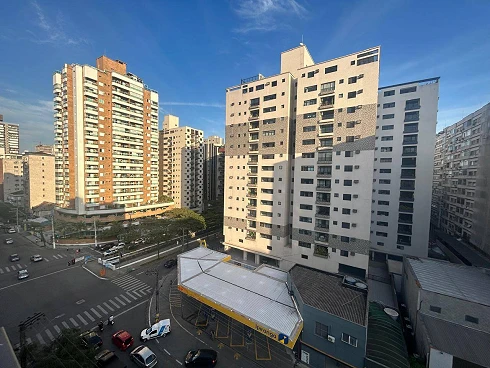 Apartamento com 3 Dormitórios e Vaga Demarcada no Gonzaga - Apartamento em Gonzaga, Santos - Foto 3