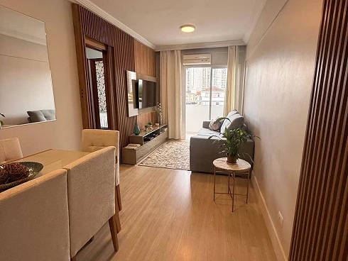 Excelente Apartamento de 2 Dormitórios com Dependência de Serviço Completa! - Apartamento em Marapé, Santos - Foto 1