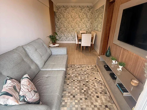 Excelente Apartamento de 2 Dormitórios com Dependência de Serviço Completa! - Apartamento em Marapé, Santos - Foto 2