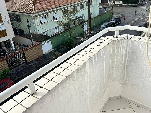 Excelente Apartamento de 2 Dormitórios com Dependência de Serviço Completa! - Apartamento em Marapé, Santos - Foto 3