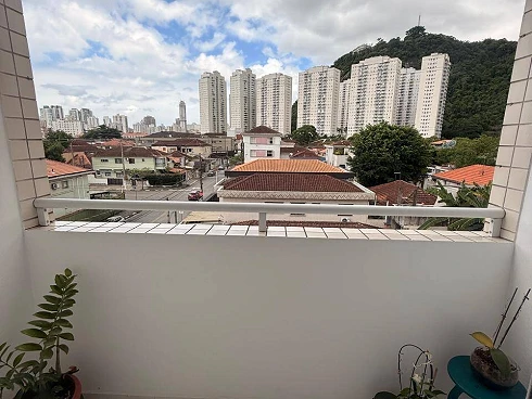 Excelente Apartamento de 2 Dormitórios com Dependência de Serviço Completa! - Apartamento em Marapé, Santos - Foto 4