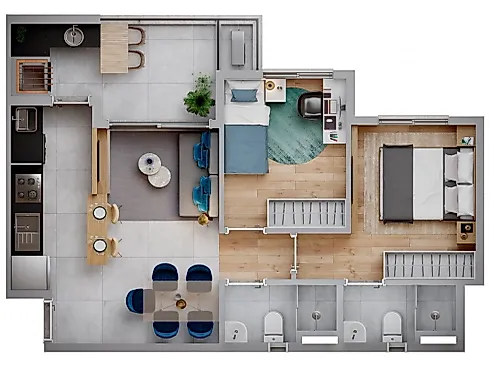 Apartamento em Centro, Marília