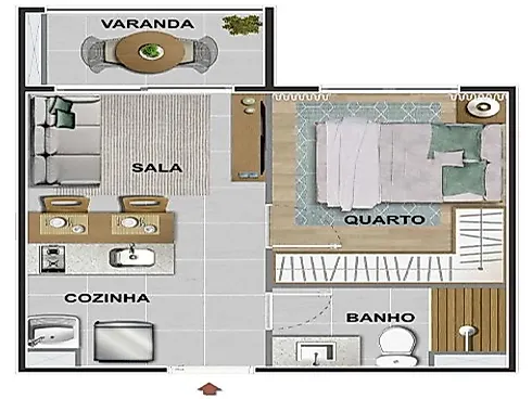 Studio no Ilha Stay - Barra Olímpica - Foto 5