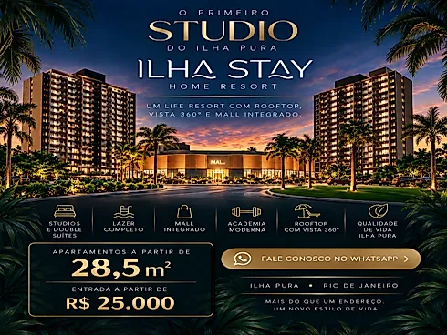 Studio no Ilha Stay - Barra Olímpica