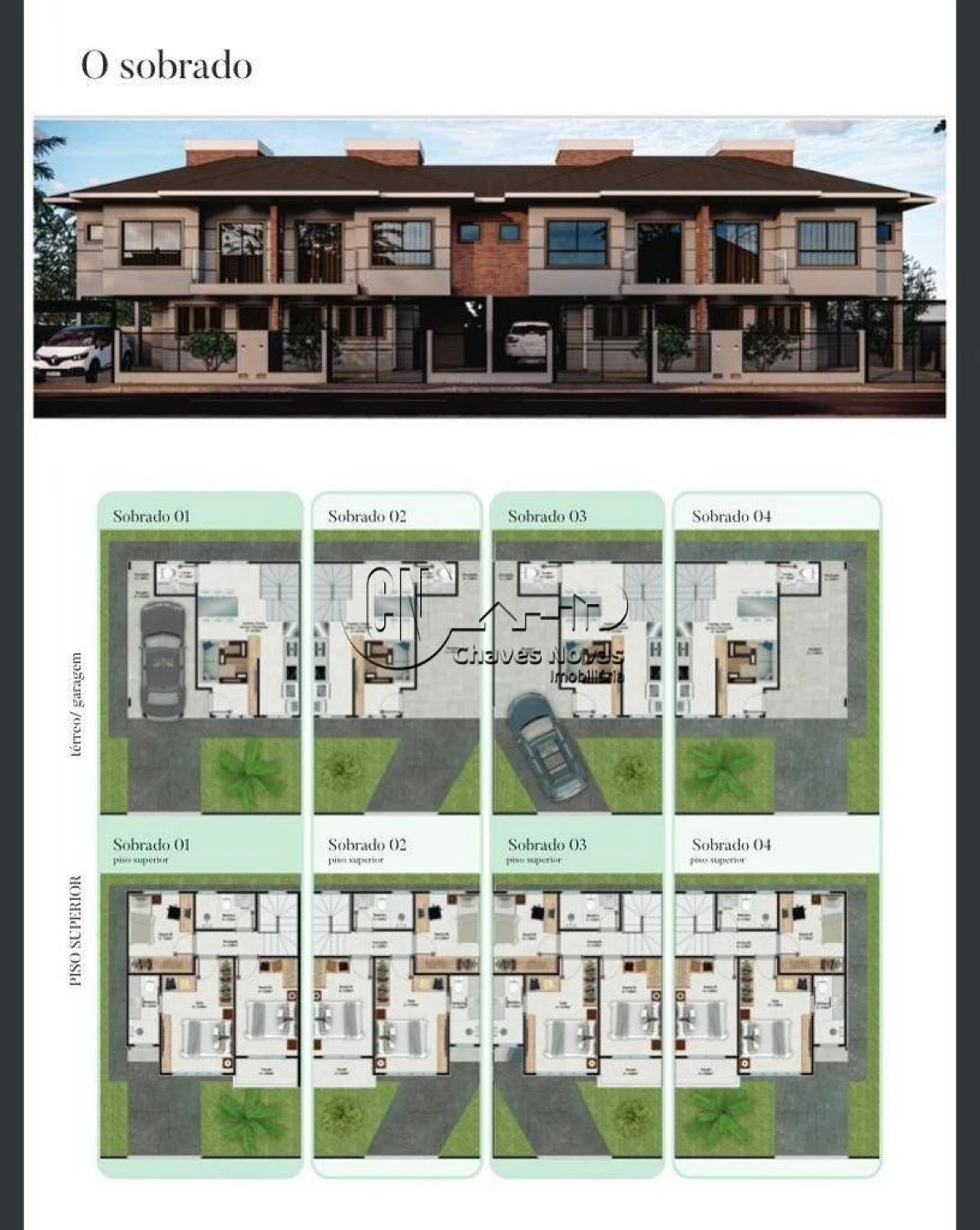 Sobrado geminado em Praia do Sonho, Palhoça