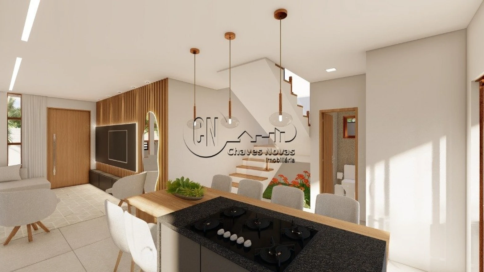 Sobrado geminado em Forquilhas, São José