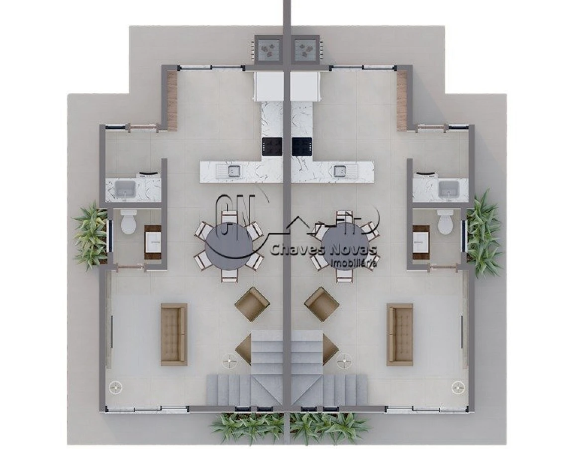 Sobrado geminado em Praia de Fora, Palhoça