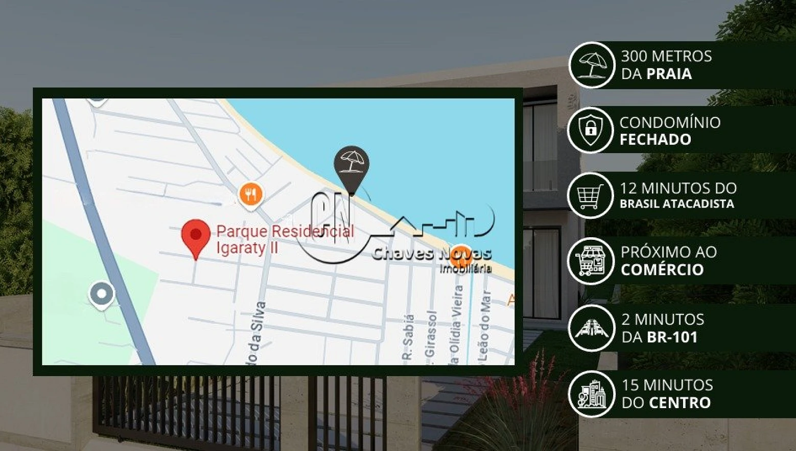 Sobrado geminado em Praia de Fora, Palhoça