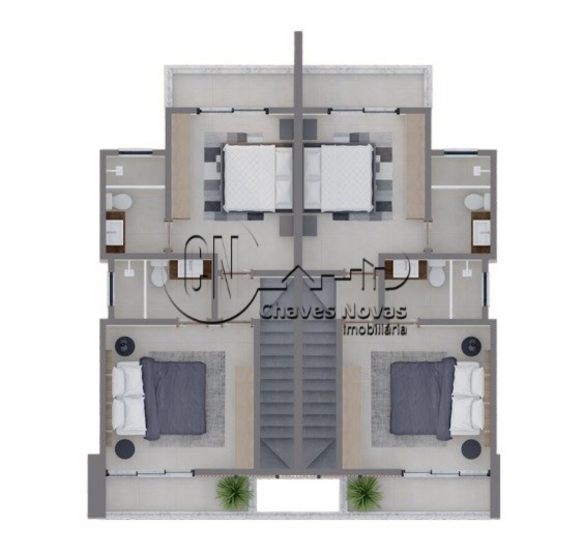 Sobrado geminado em Praia de Fora, Palhoça