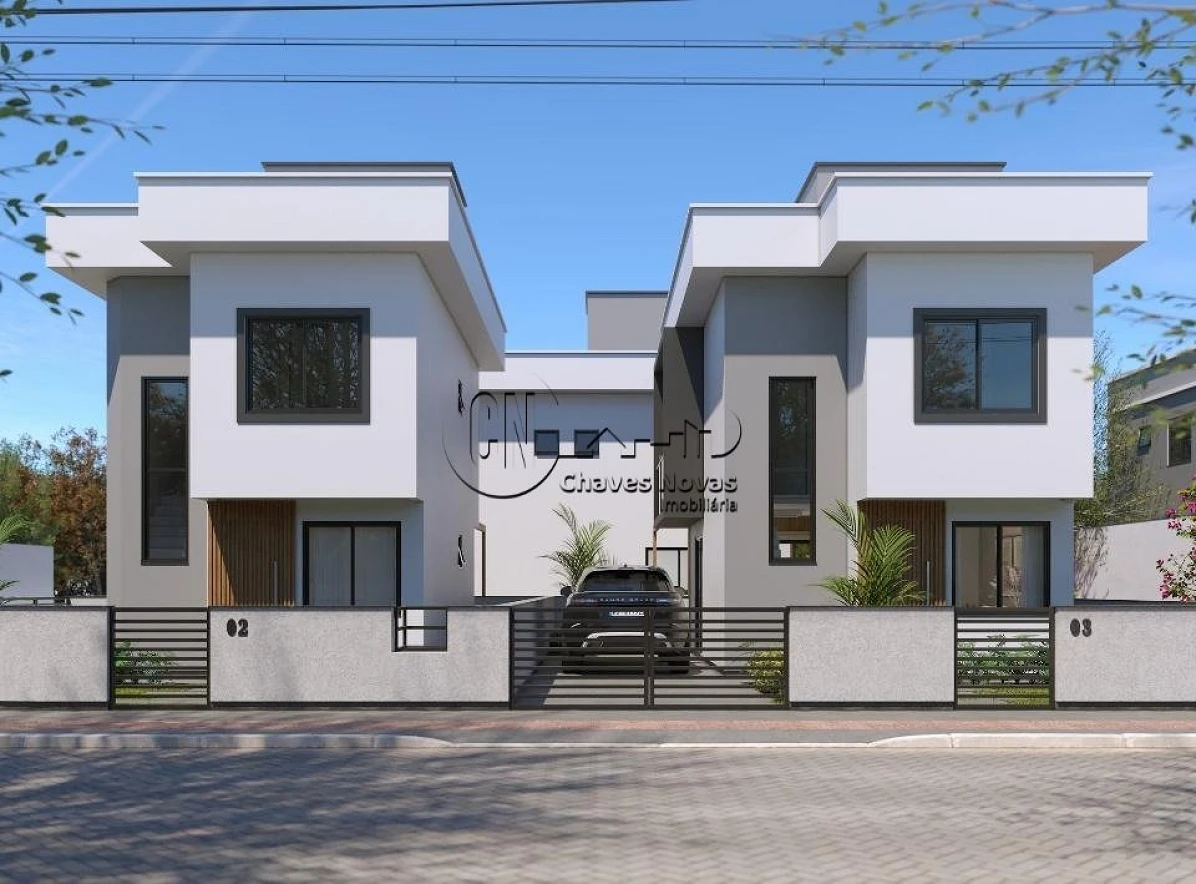 Sobrado geminado em Loteamento Bela Vista, Palhoça