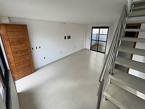 Sobrado Geminado 2 Quartos no Residencial Três Meninas - Sertão do Maruim - Sobrado geminado em Sertão do Maruim, São José - Foto 2