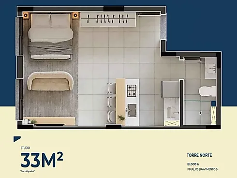 Apartamento 2 Quartos com 1 Suíte e 55m² - Praia Comprida - Foto 21