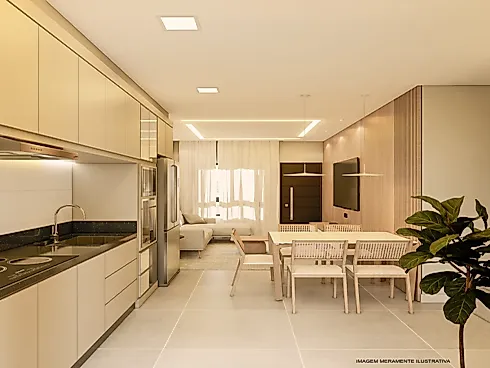 Apartamento 3 Quartos com 1 Suíte - Areias - Apartamento em Areias, São José - Foto 5