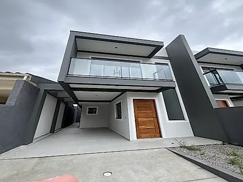 Sobrado 2 Quartos com 2 Suítes e 105m² - Forquilhas Leste - Sobrado geminado em Forquilhas Leste, São José - Foto 1