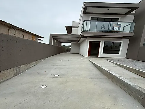 Sobrado 3 Quartos com 1 Suíte e 126m² - Forquilhas Oeste - Sobrado geminado em Forquilhas Oeste, São José - Foto 1