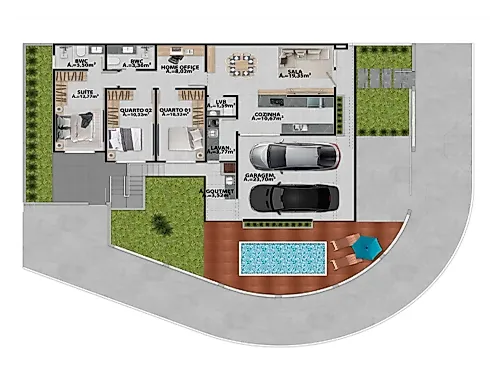 Casa 2 Quartos com 1 Suíte e 137m² - Forquilhas - Foto 4