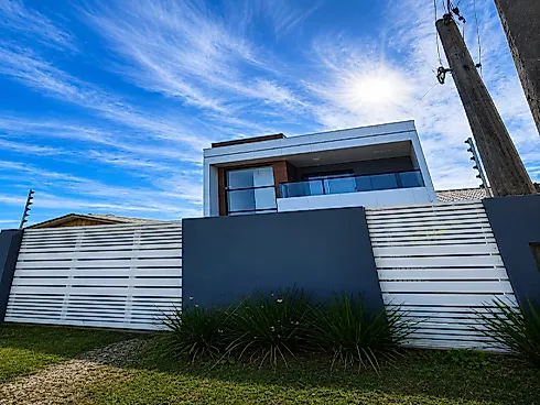 Sobrado com Piscina com Vista Mar  no Nereidas - Casa em Nereidas, Guaratuba - Foto 1