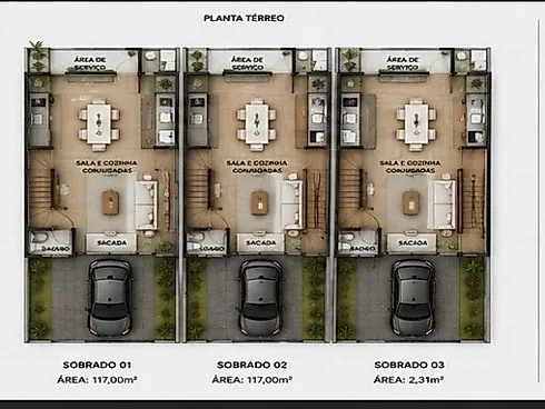 Excelente Sobrados de Frente para a Praia - Apartamento em Nereidas, Guaratuba - Foto 3