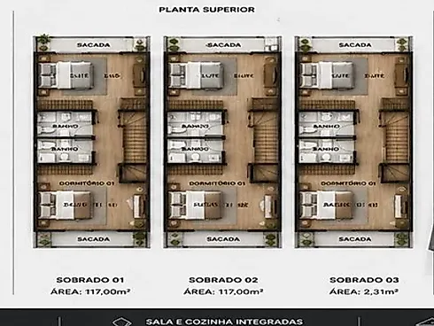 Excelente Sobrados de Frente para a Praia - Apartamento em Nereidas, Guaratuba - Foto 4