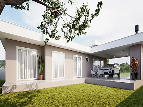 🏡 Residência Térrea de Alto Padrão – Primeira Linha - Casa em Primeira Linha, Criciúma - Foto 4
